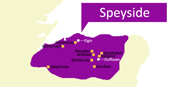 Scottish Whisky Regions - Speyside